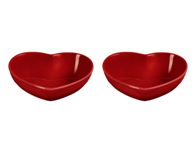 Set 2 Pratos Coração Vermelho | Le Creuset® Brasil - Site Oficial